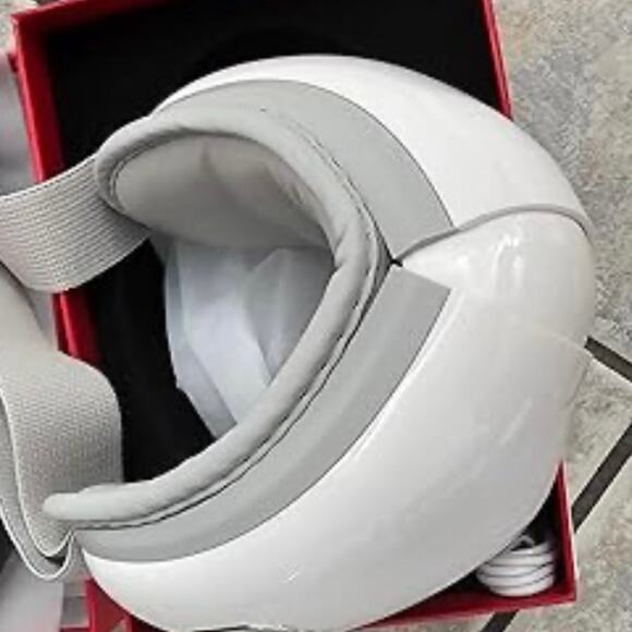 Asnaghi Eye Massager with Heat, Heated Eye Mask with Bluetooth Music for Migrain - Picture 4 of 4